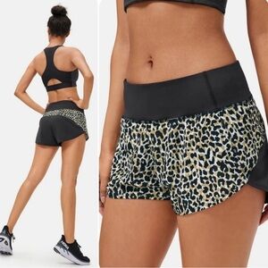 Outdoor Voices Hudson Short - Leopard GREAT condition. Like new!